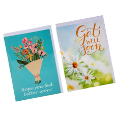 Greeting Card & Envelope - "Get Well"
